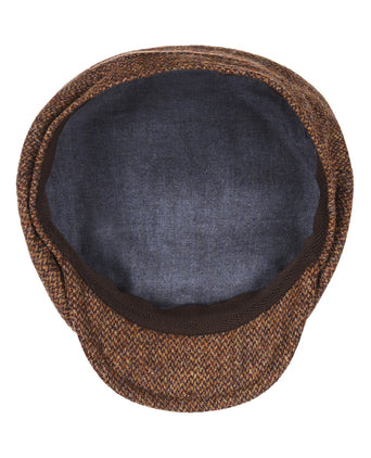 Tweed Balloon Cap | Brown