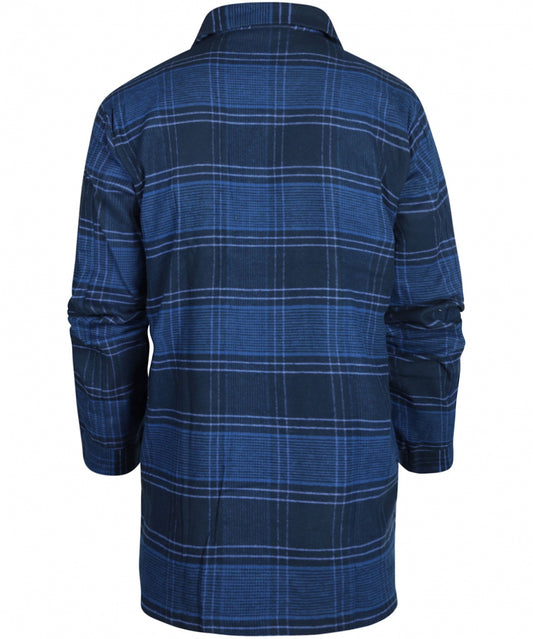 Derek Rose Flanell-Pyjama-Set | Blau