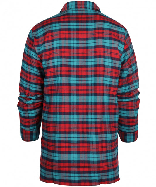 Derek Rose Flanell-Pyjama-Set | Rot