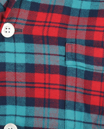 Derek Rose Flannel Pyjama Set | Rood