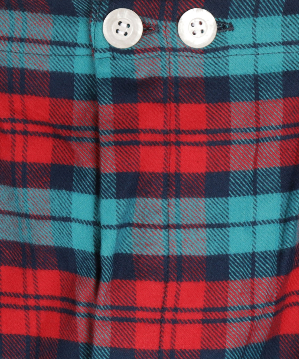 Derek Rose Flanell-Pyjama-Set | Rot