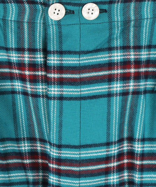 Derek Rose Flannel Pyjama Set | Green