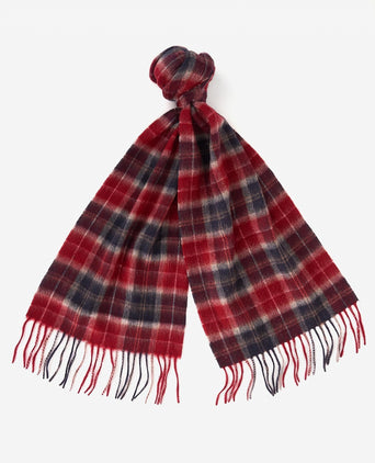 Barbour Tartan Scarf&Glove Gift Set | Rood