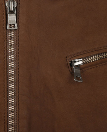 Leather Jacket | Brown