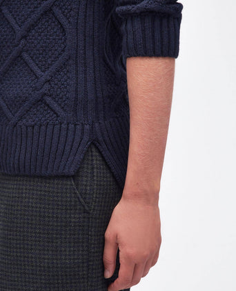 Barbour Burne Coltrui Dames | Navy Blauw