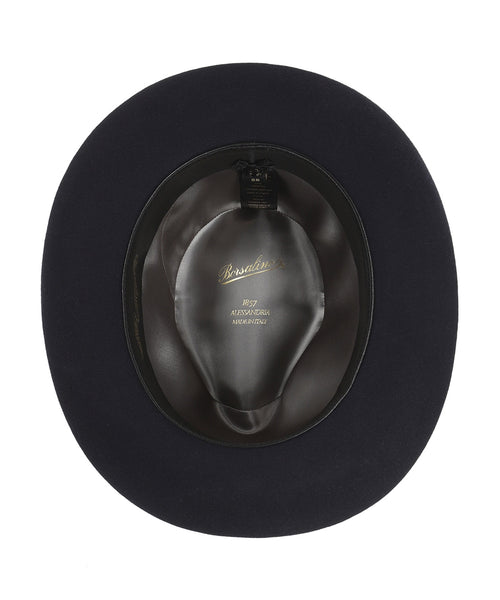 Italian Fedora Hat | Navy Blue