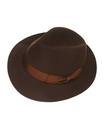Italian Fedora Hat | Brown