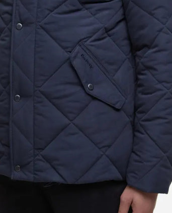 Barbour Winter Chelsea Quilted Jacket | Navy Blauw