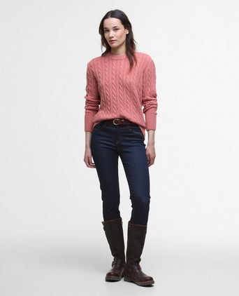Barbour Dames Belford Knited Jumper | Roze