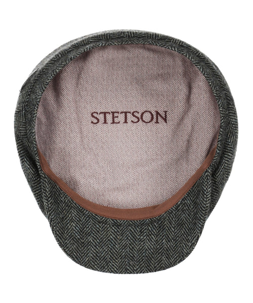Stetson Driver Cap Herringbone | Groen