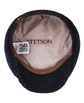 Stetson Hatteras Herringbone WV | Blauw Visgraat