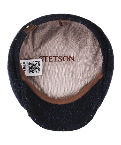 Stetson Hatteras Herringbone WV | Blauw Visgraat