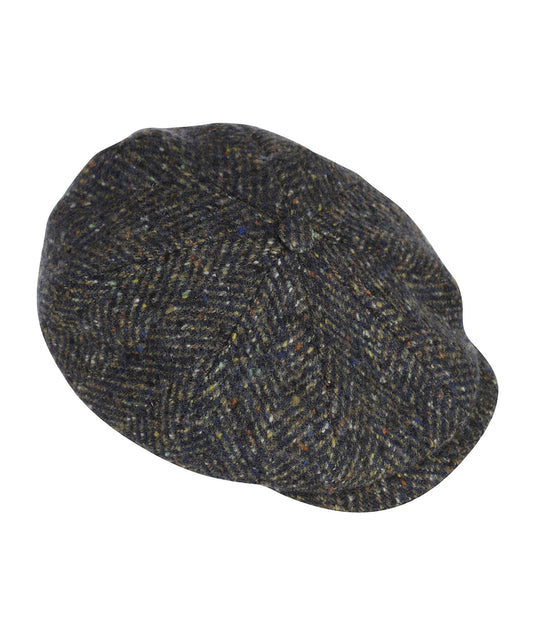 Stetson Hatteras Fischgrätmuster WV | Blau