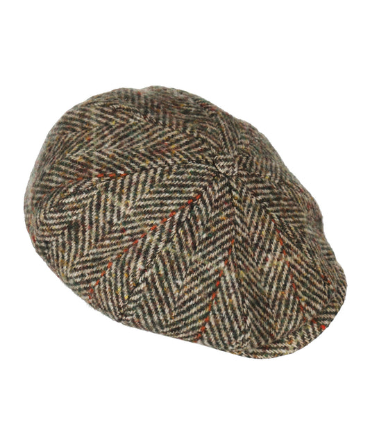 Stetson Hatteras Fischgrätmuster WV | Oliv/Beige