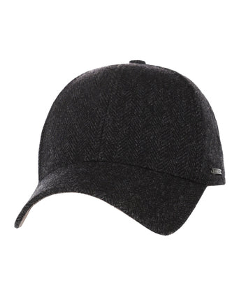 Setson Baseball Cap Herringbone | Black