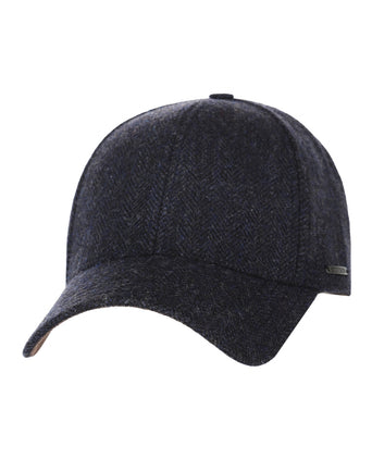 Setson Baseball Cap Herringbone | Blue Herringbone