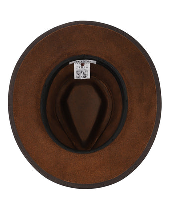 Stetson Buffalo Leather Hat | Bruin