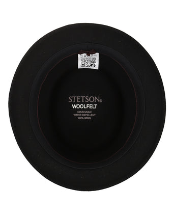 Stetson Wollen pork Pie Hoed | Zwart