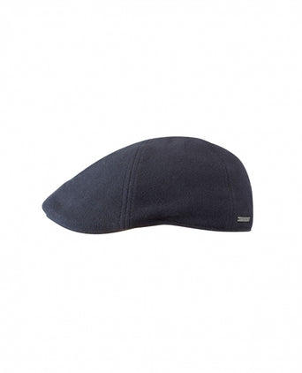 Texas Wool Cashmere Cap | Navy Blue