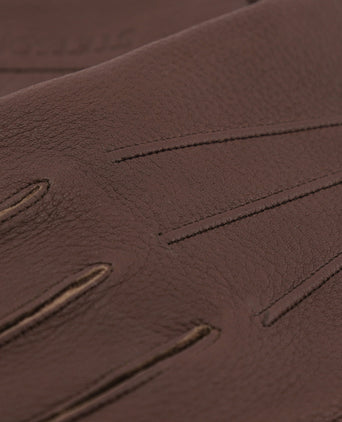 Stetson Gloves Deerskin with Cashmere | Brown