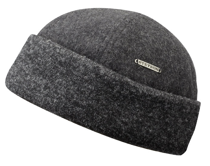 Stetson Docker Wolle/Kaschmir | Anthrazitgrau