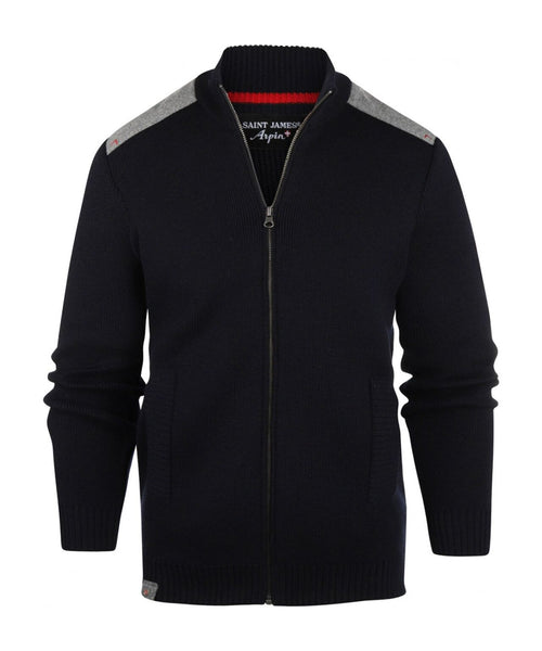 Saint James Serac Arpin Vest | Navy Blue