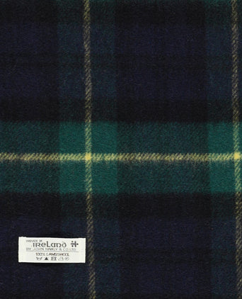 Lambswool Scarf Check | New Green and Yellow Tartan