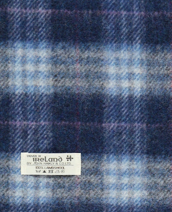 Lange Lamswollen ruit sjaal | Red Green Check