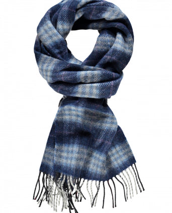 Lange Lamswollen ruit sjaal | Red Green Check