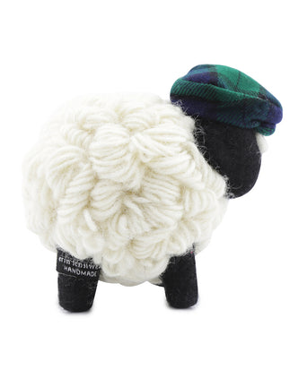 Knitted Sheep with Hat | Blackwatch