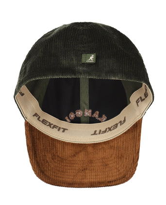 Kangol Corduroy Baseball Cap | Groen