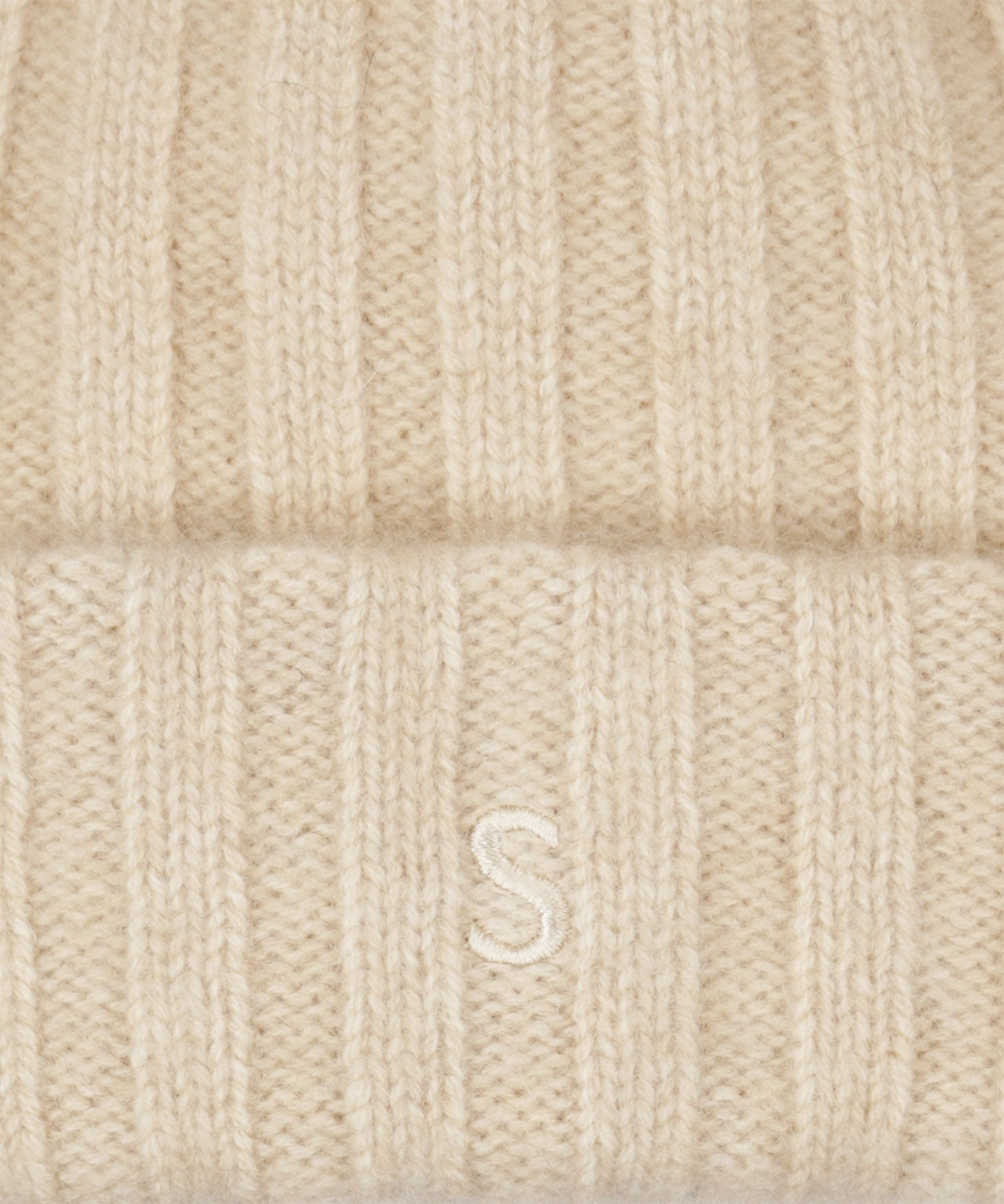 Mütze aus ungefärbtem Kaschmir | Beige