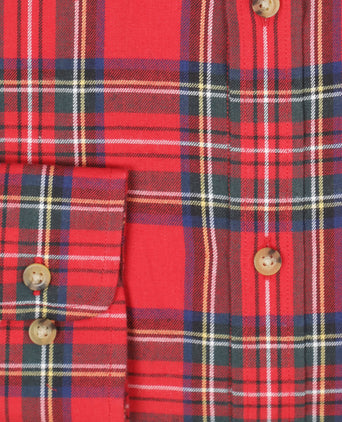 Viyella Shirt Button Down | Rood
