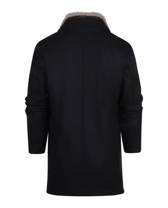 Coat Hirsch | Navy Blauw