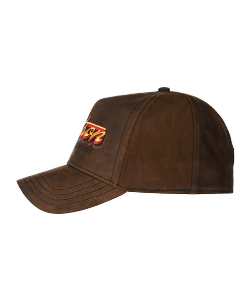 Trucker Cap Oily Goat Suede | Brown