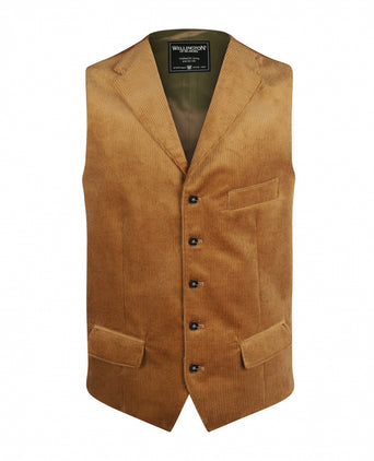 Wellington Gilet Corduroy | Brown