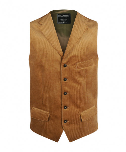 Wellington Gilet Corduroy | Brown