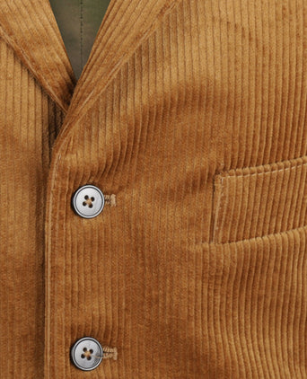 Wellington Gilet Corduroy | Bruin