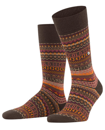 Burlington Snow Isle Men's Socks | Brown