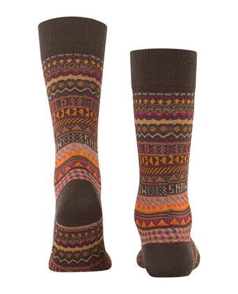 Burlington Snow Isle Men's Socks | Brown