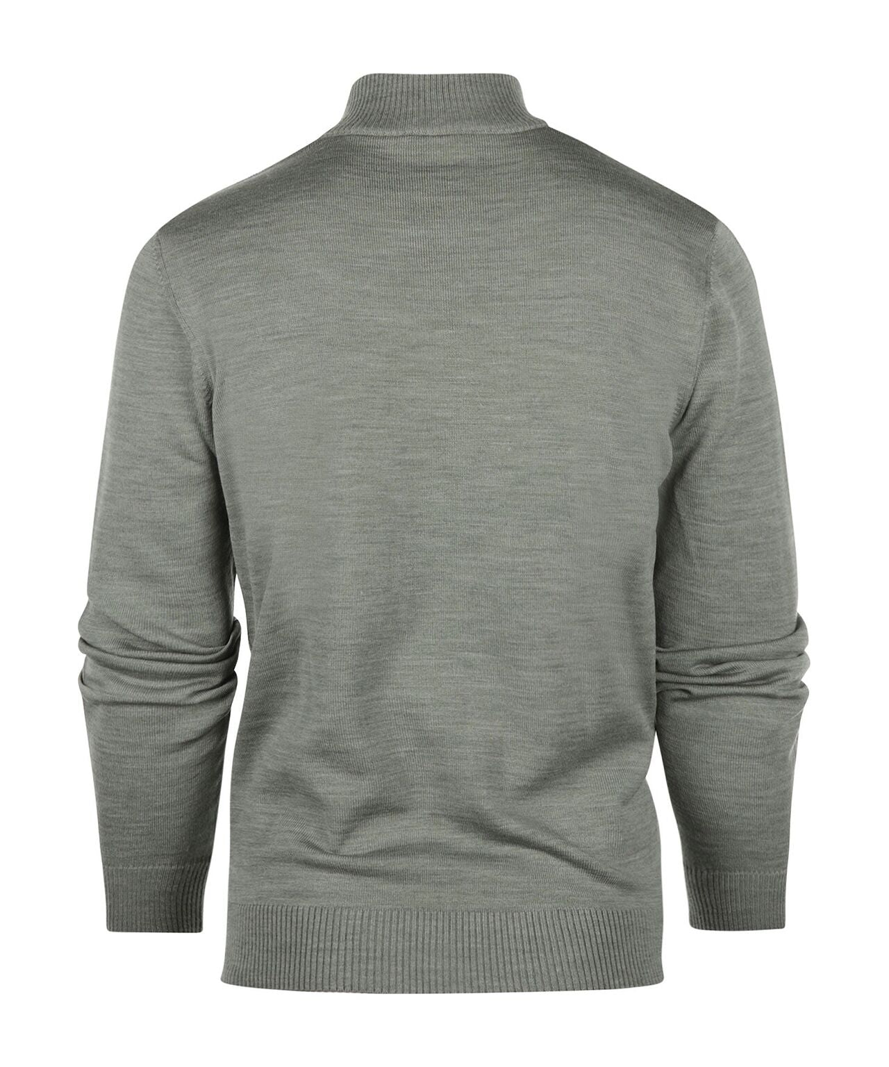 Maerz Sportlicher Zipper Cardigan Merino | Grün