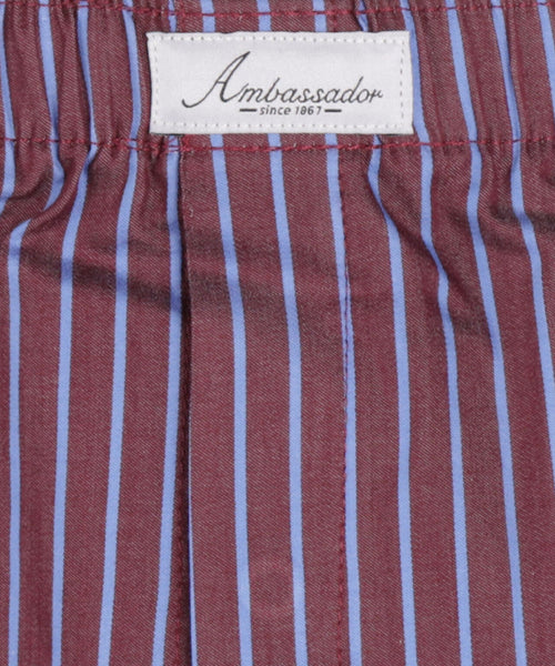 Boxer shorts organic cotton | Bordeaux Red