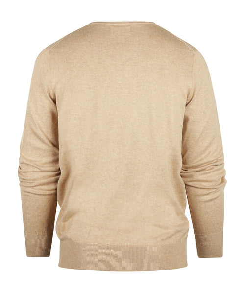 Pullover V-Hals Cotton/Cashmere | Bruin