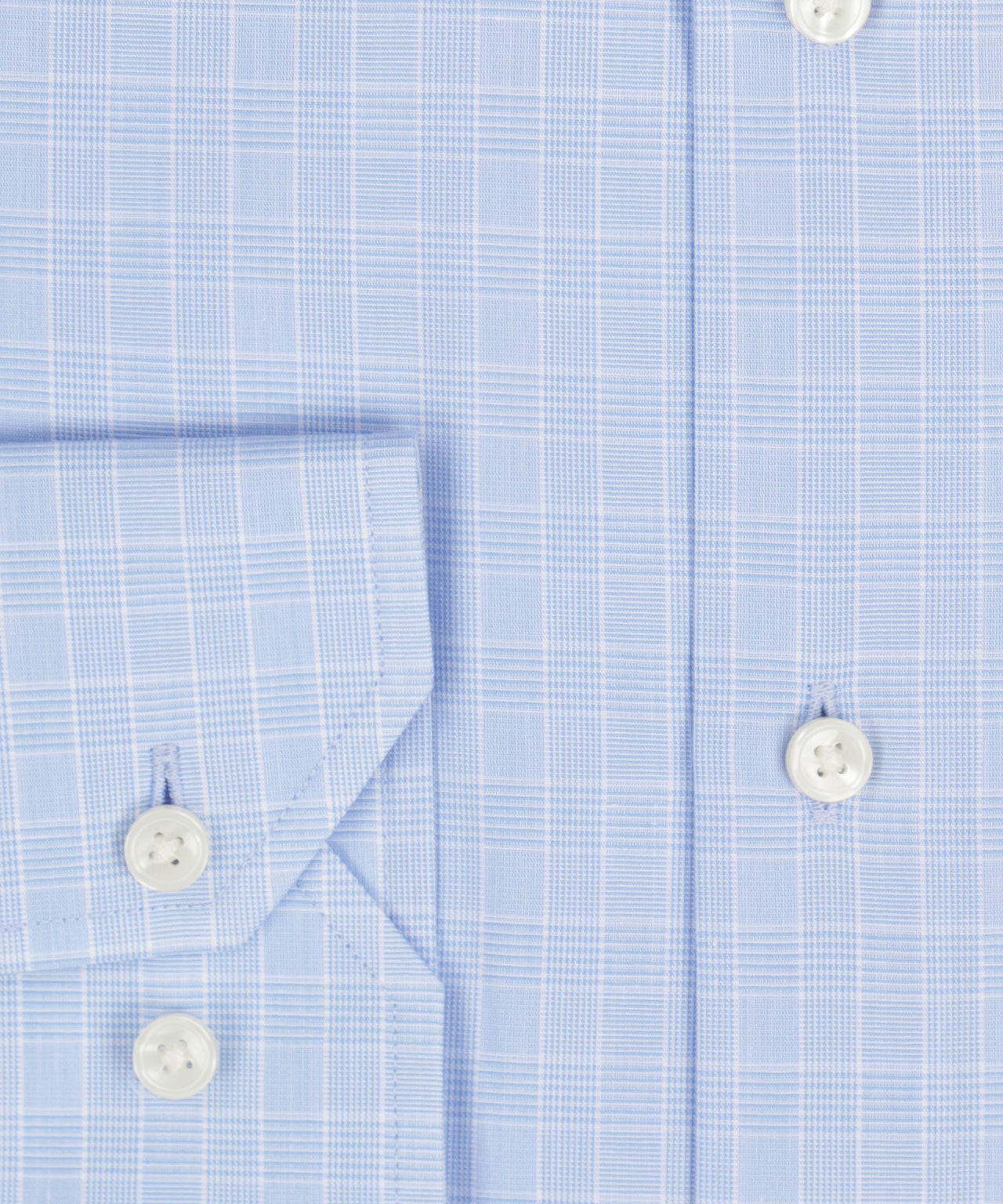 Shirt Semi Widespread | Licht Blauw Windowpane