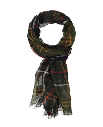 Barbour Welton Tartan Scarf | Green