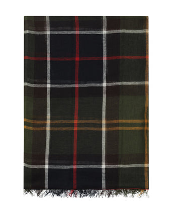 Barbour Welton Tartan Scarf | Green