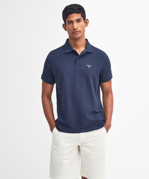 Barbour Lightweight Sports Polo | Blauw