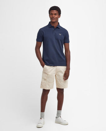 Barbour Lightweight Sports Polo | Navy Blauw