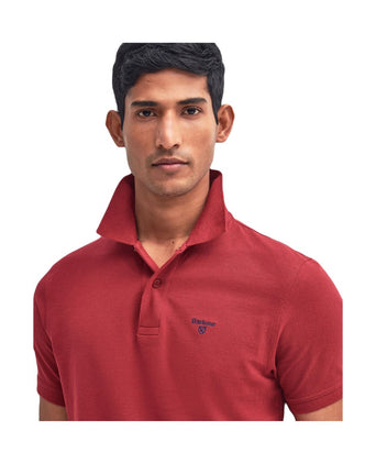 Barbour Lightweight Sports Polo | Red