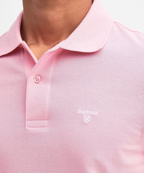 Barbour Lightweight Sports Polo | Pink